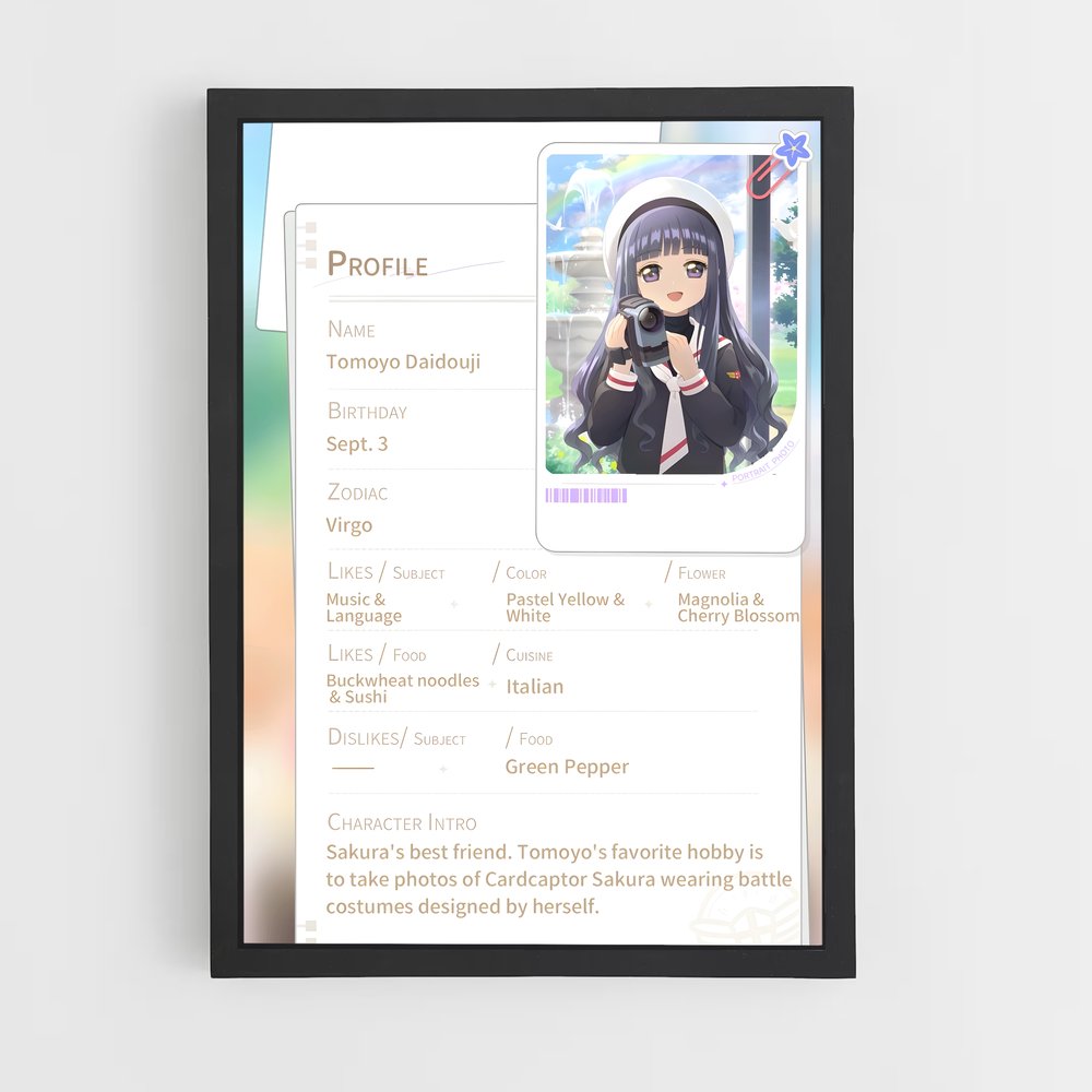 ap-tomoyo daidouji-8 cadre Noir