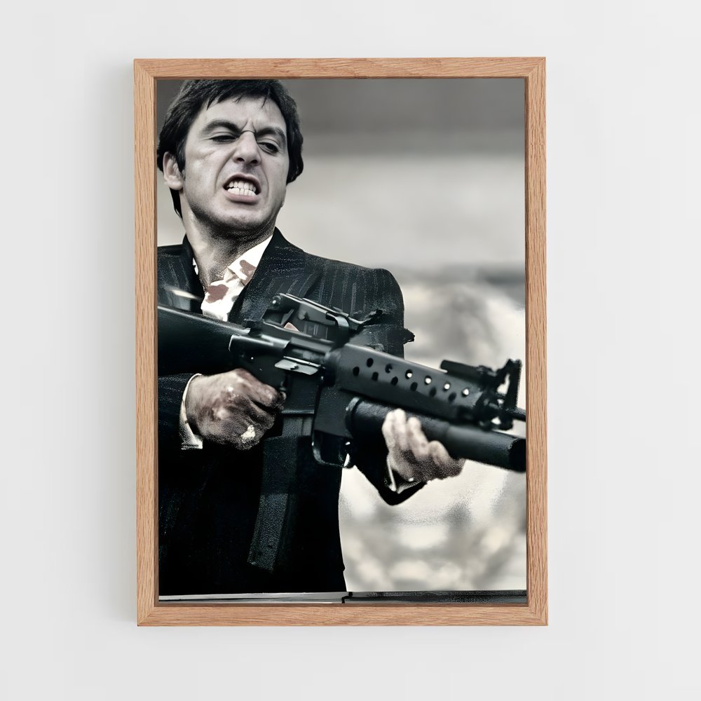 ap-tony montana-1 cadre Bois clair