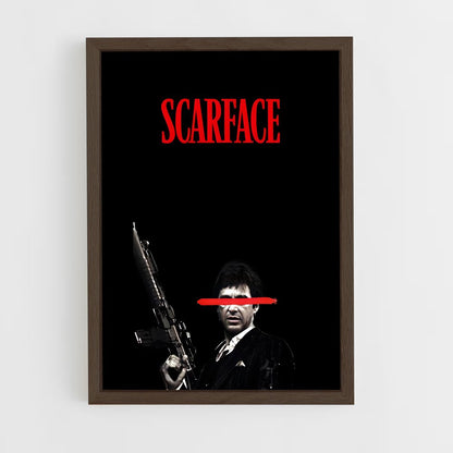 ap-tony montana-3 cadre Bois foncé