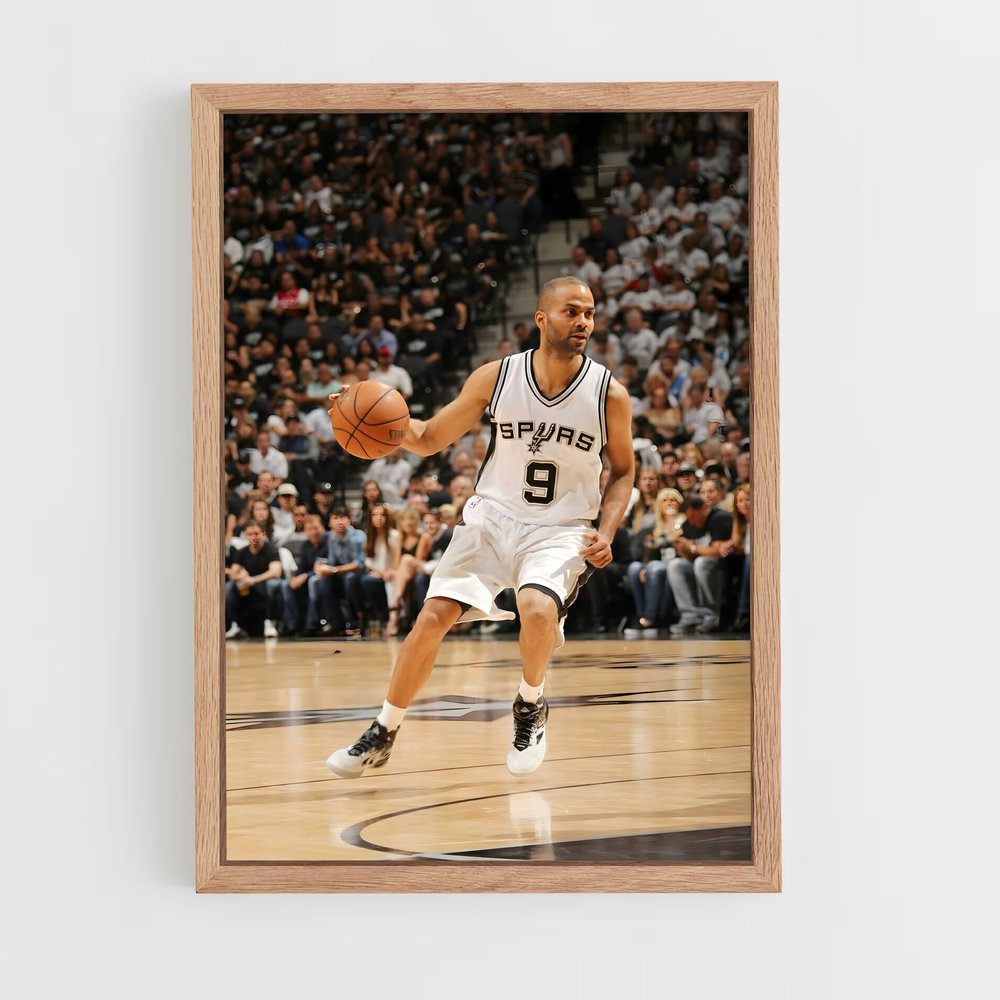 ap-tony parker-8 cadre Bois clair