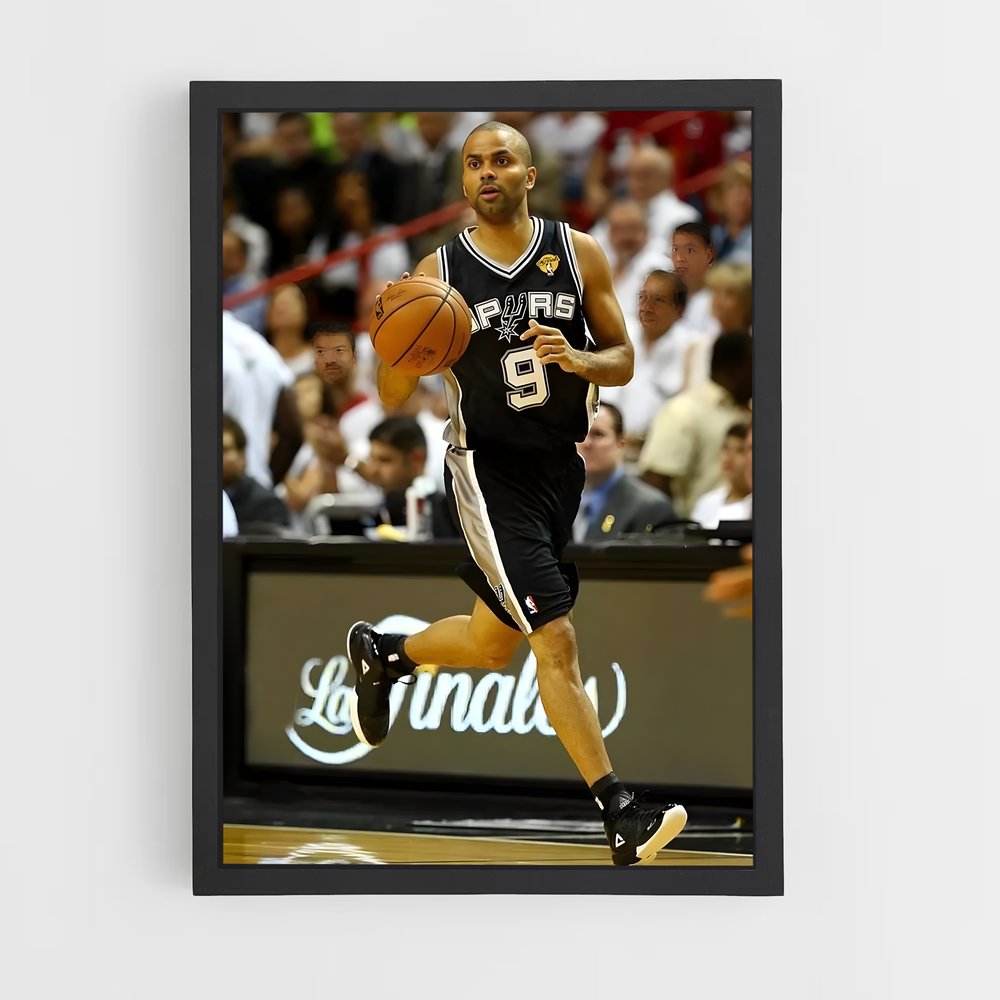 ap-tony parker-9 cadre Noir