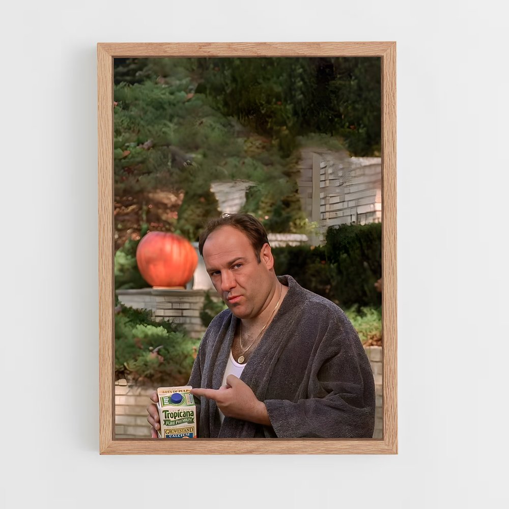 ap-tony soprano-3 cadre Bois clair