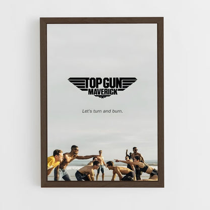 ap-top gun-2 cadre Bois foncé