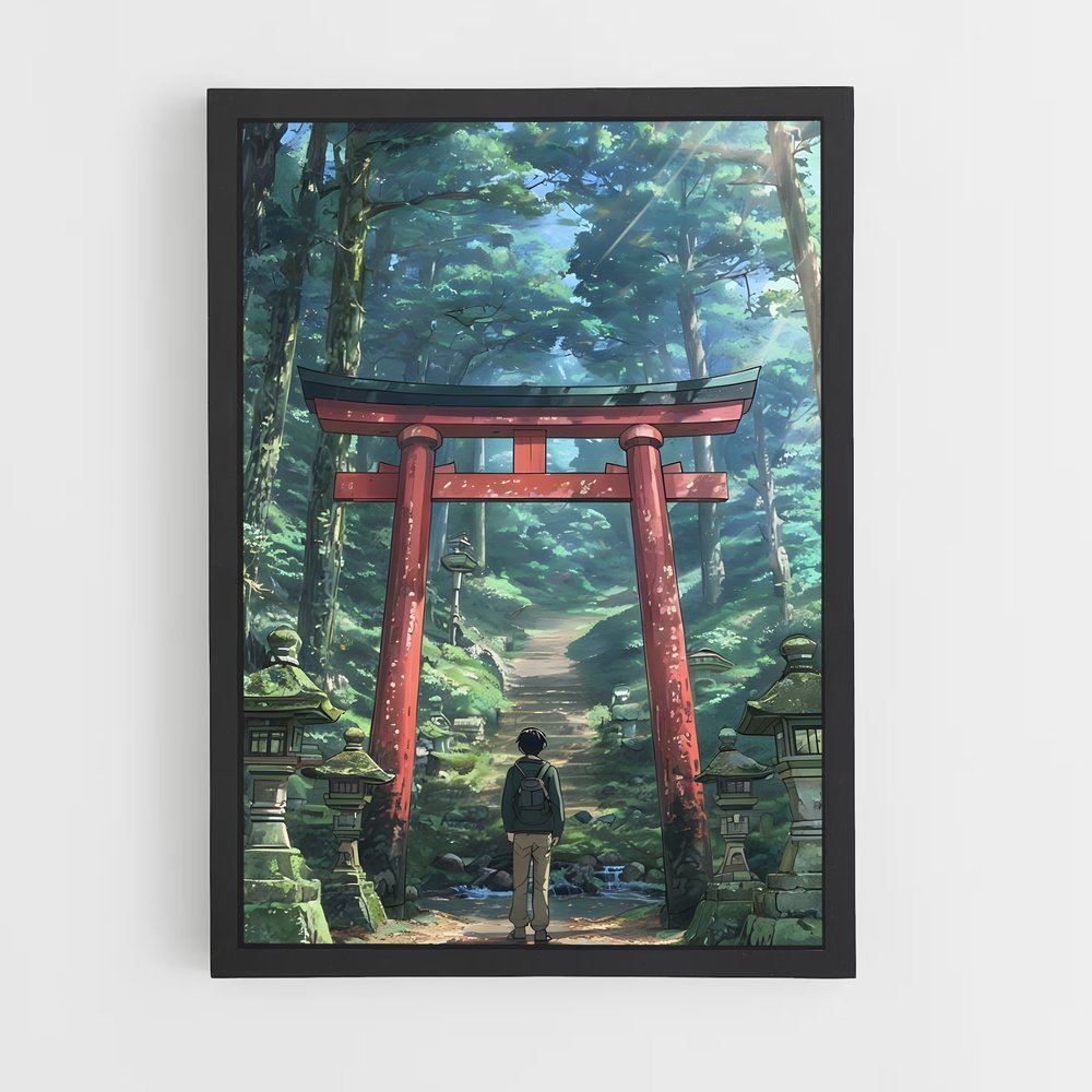 ap-torii gate-8 cadre Noir