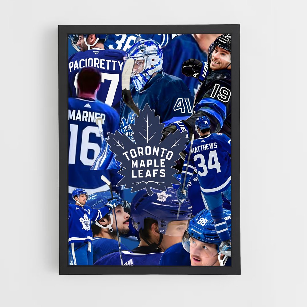 ap-toronto maple leafs-5 cadre Noir
