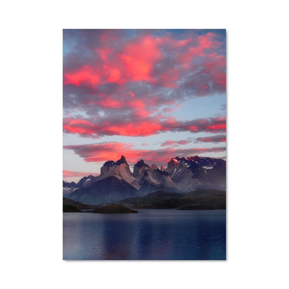 Poster Reflets de Torres del Paine