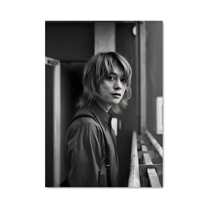 Poster Silence en Noir et Blanc