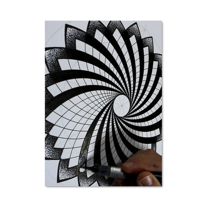 Poster Spirale Créative