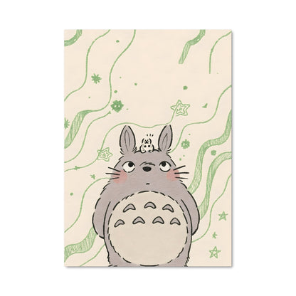 Poster Totoro Émeraude