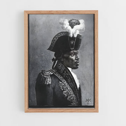 ap-toussaint louverture-3 cadre Bois clair