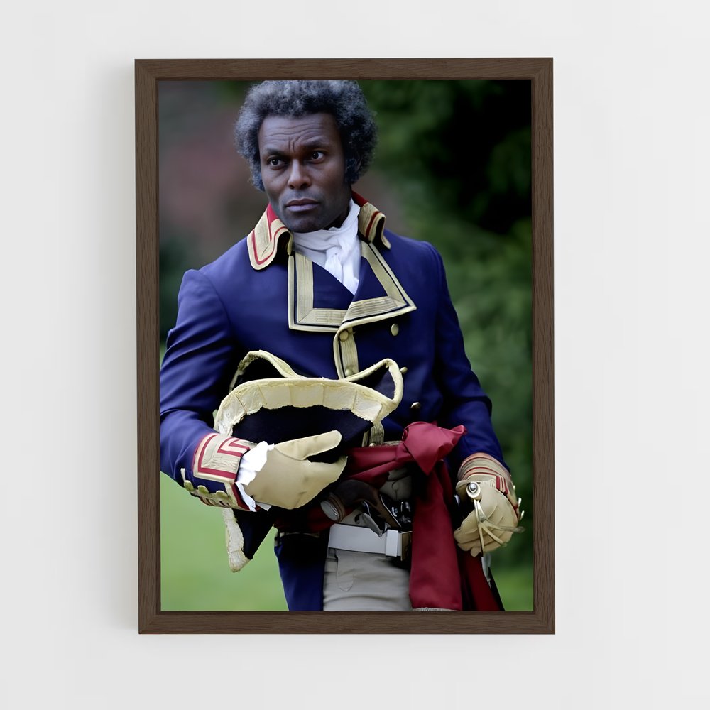 ap-toussaint louverture-8 cadre Bois foncé