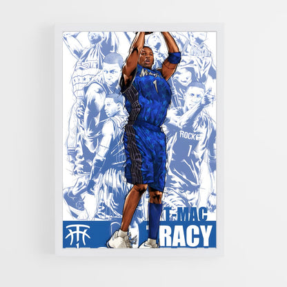 ap-tracy mcgrady-4 cadre Blanc
