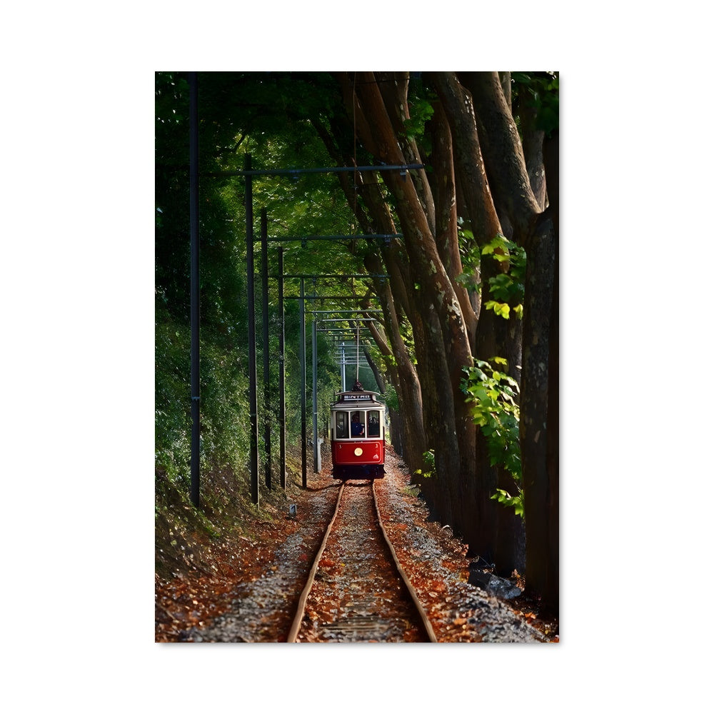 Poster Trams en Forêt