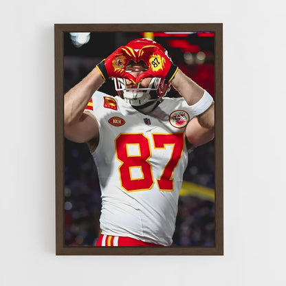 ap-travis kelce-7 cadre Bois foncé