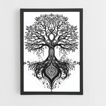 ap-tree of life-4 cadre Noir