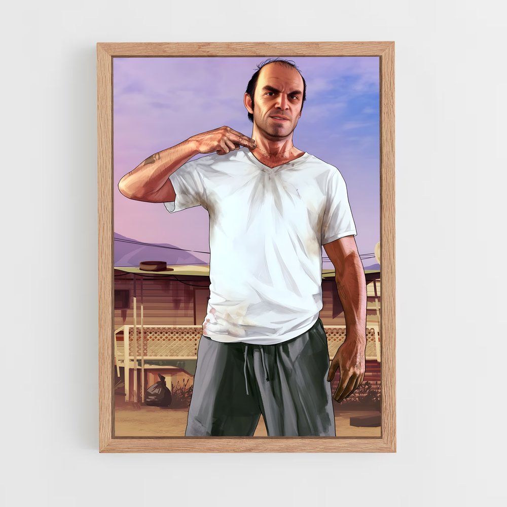 ap-trevor philips-1 cadre Bois clair