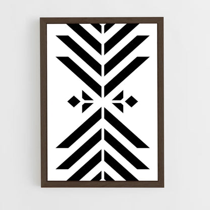 ap-tribal patterns-5 cadre Bois foncé