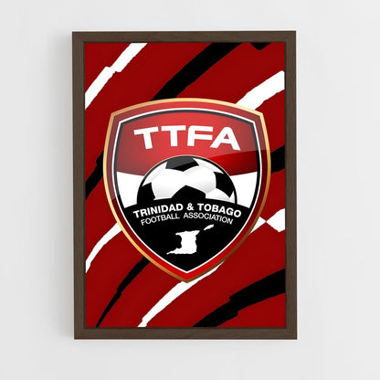 ap-trinidad and tobago national football team-1 cadre Bois foncé
