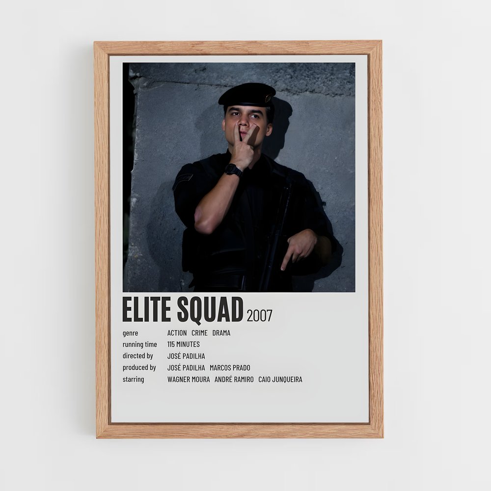 ap-tropa de elite-5 cadre Bois clair