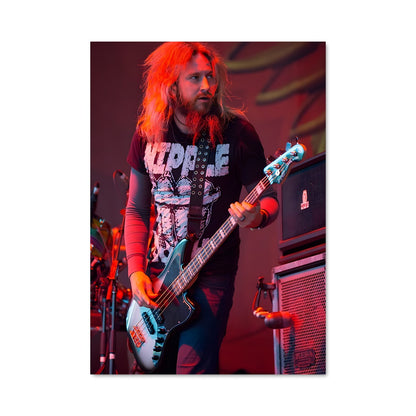 Poster Bass et Cheveux Longs