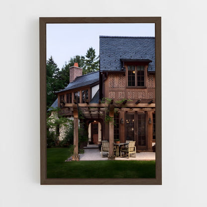 ap-tudor architecture-8 cadre Bois foncé