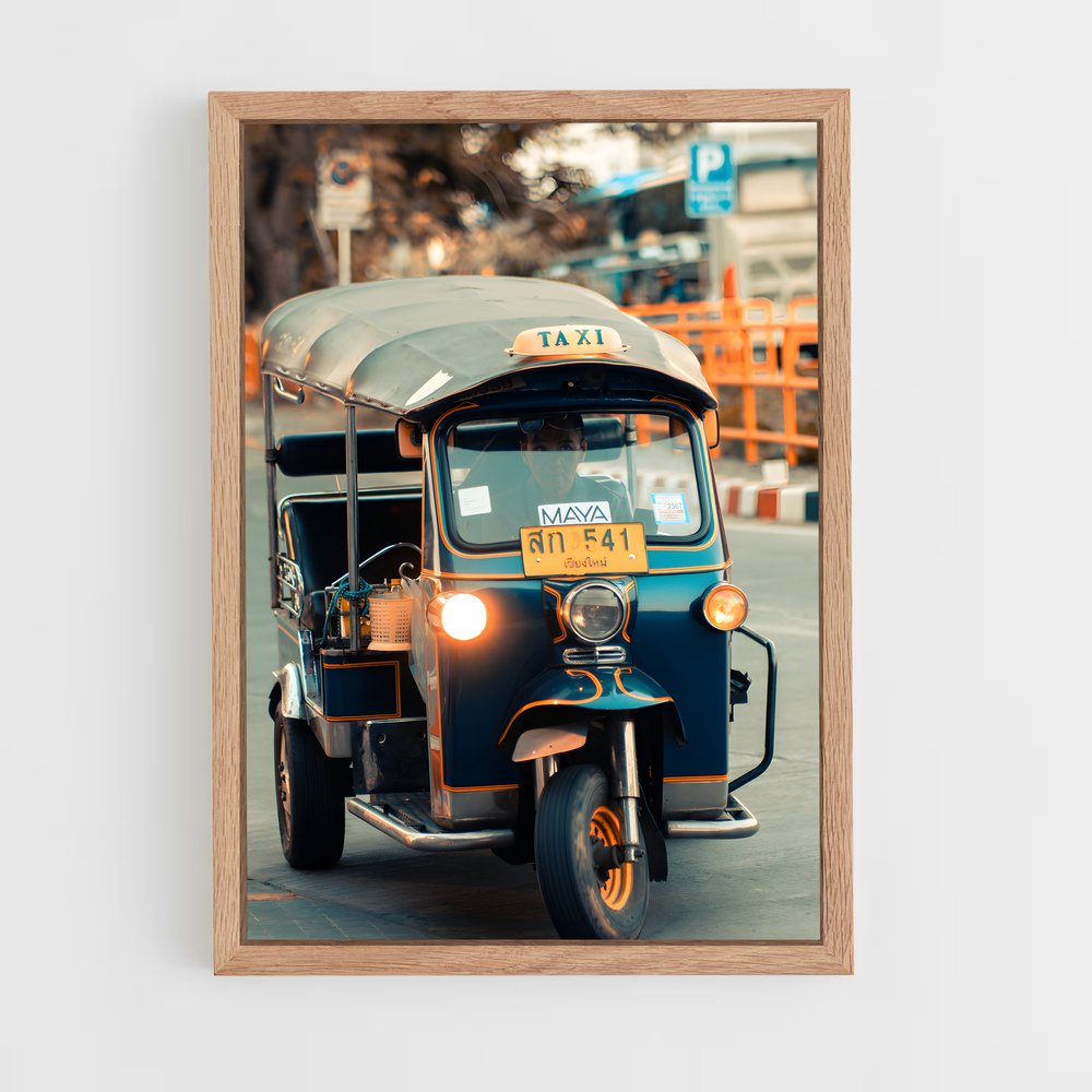 ap-tuk tuk bangkok-11 cadre Bois clair