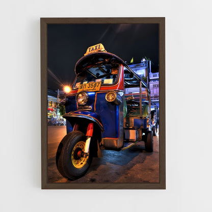 ap-tuk tuk bangkok-9 cadre Bois foncé