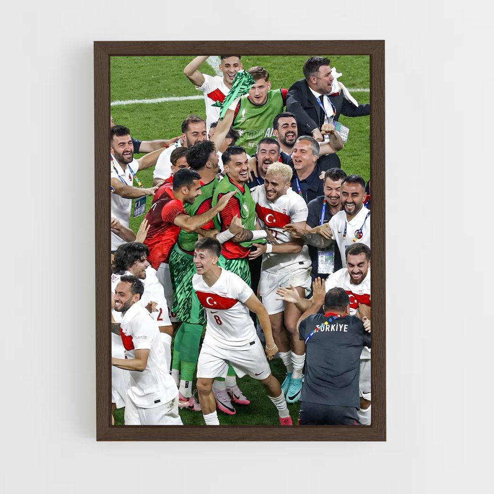 ap-turkey national football team-1 cadre Bois foncé