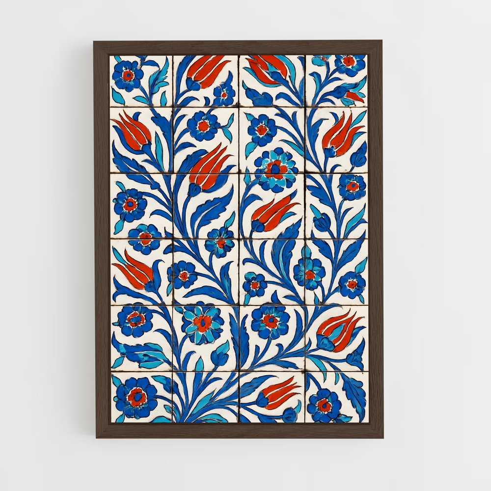 ap-turkish patterns-1 cadre Bois foncé
