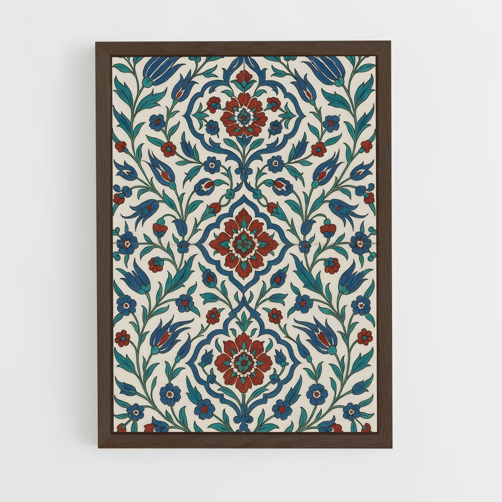 ap-turkish patterns-2 cadre Bois foncé