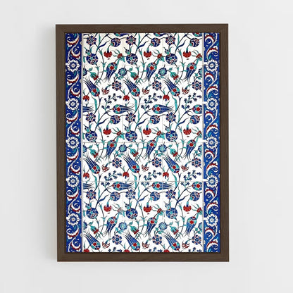 ap-turkish patterns-5 cadre Bois foncé