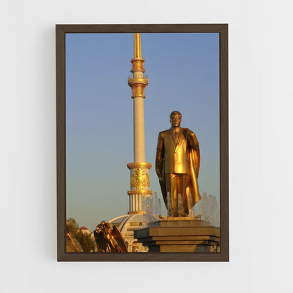 ap-turkmenistan-3 cadre Bois foncé