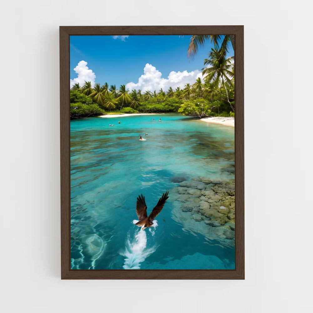 ap-tuvalu-4 cadre Bois foncé
