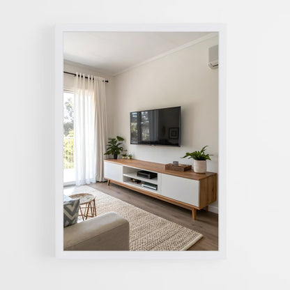 ap-tv stand-5 cadre Blanc