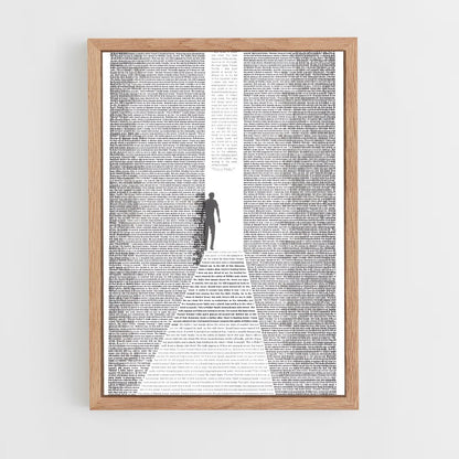 ap-typography art-6 cadre Bois clair
