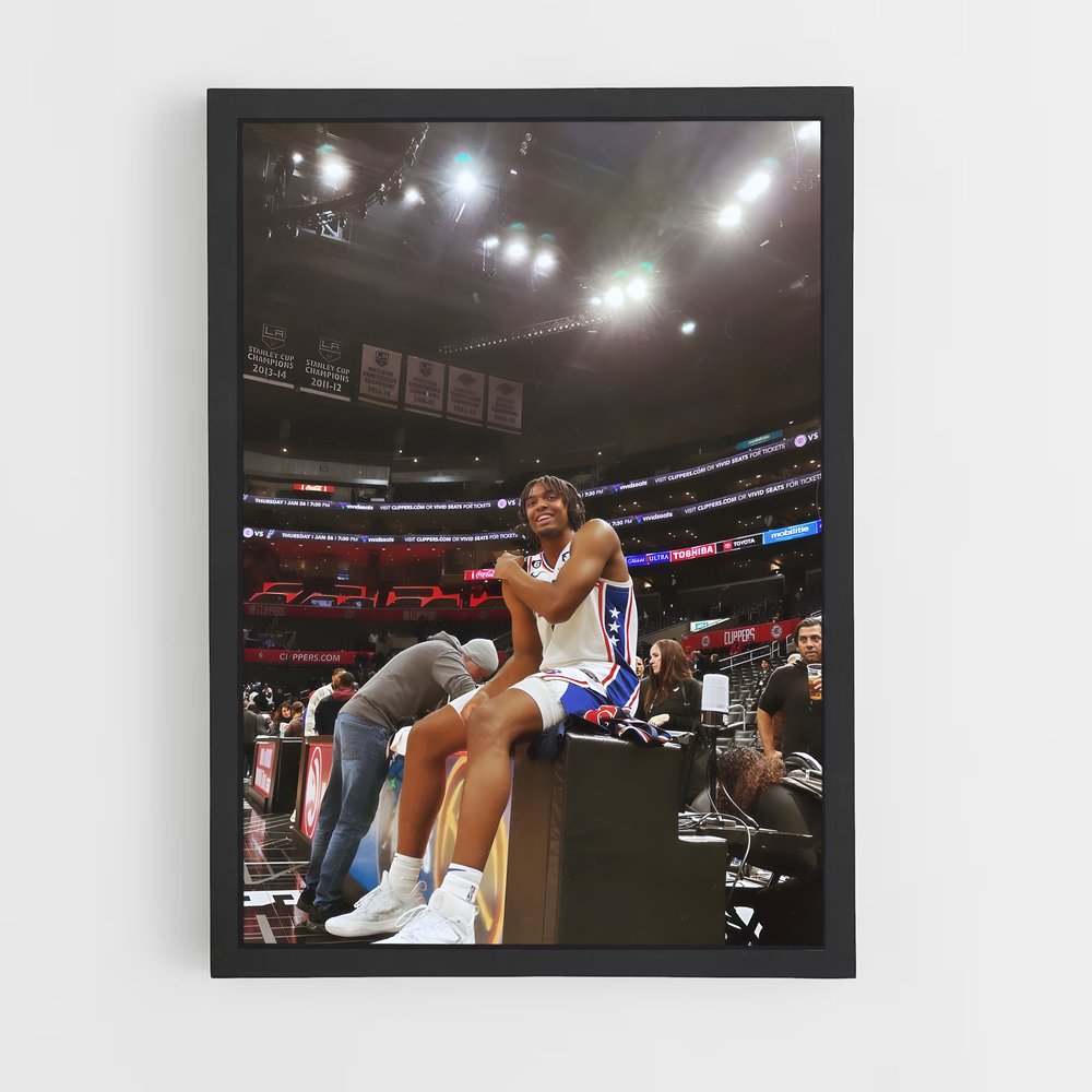 ap-tyrese maxey-3 cadre Noir