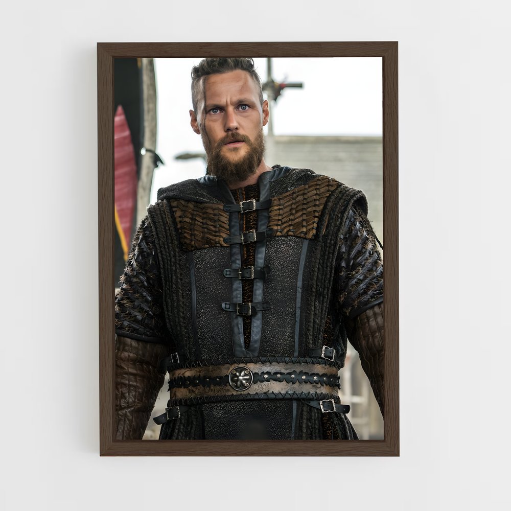 ap-ubbe lothbrok-1 cadre Bois foncé