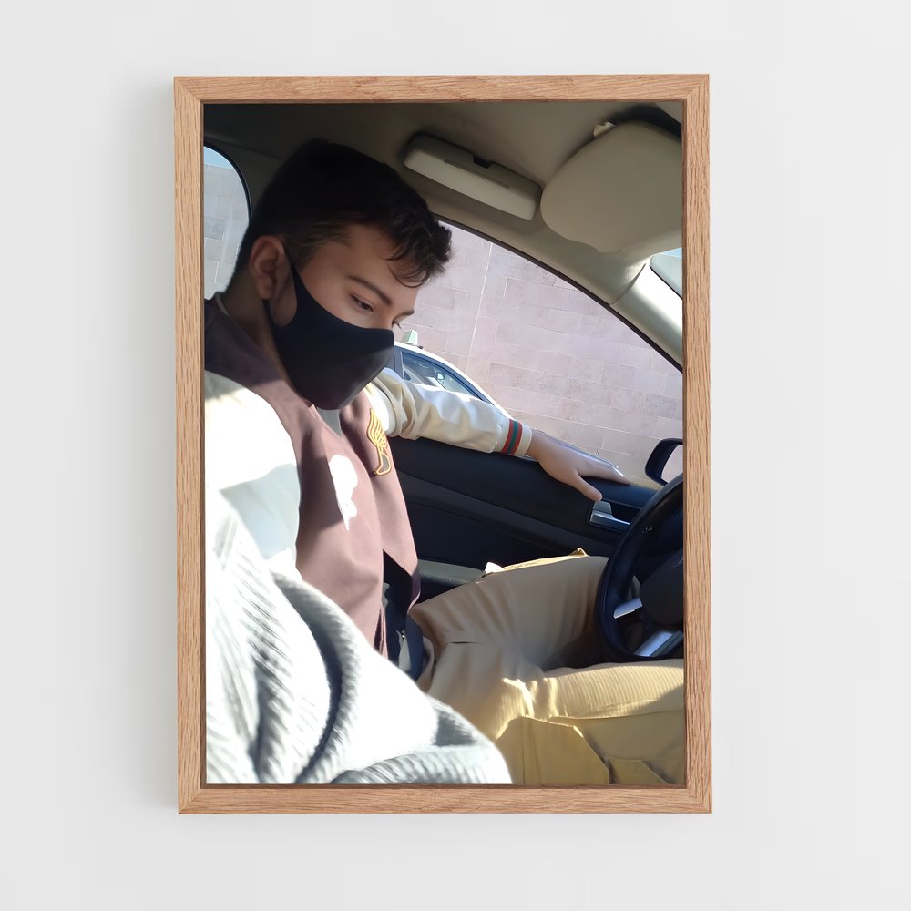 ap-uber driver-3 cadre Bois clair
