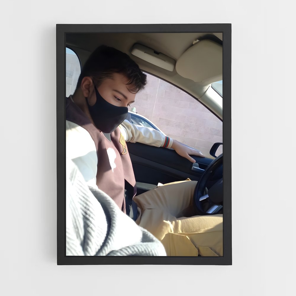 ap-uber driver-3 cadre Noir