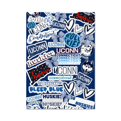 Poster Stickers Uconn