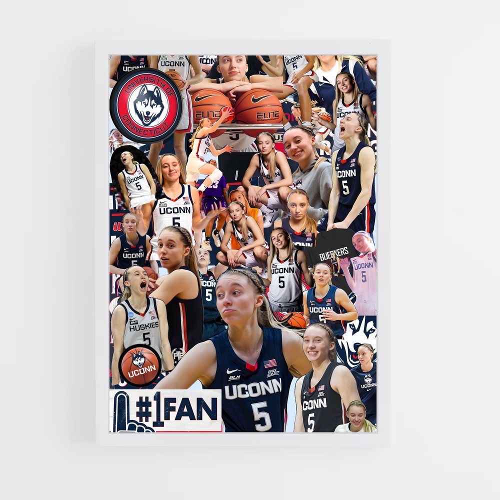 ap-uconn huskies-2 cadre Blanc