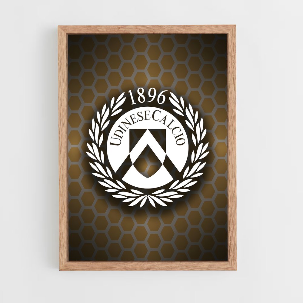 ap-udinese calcio-6 cadre Bois clair