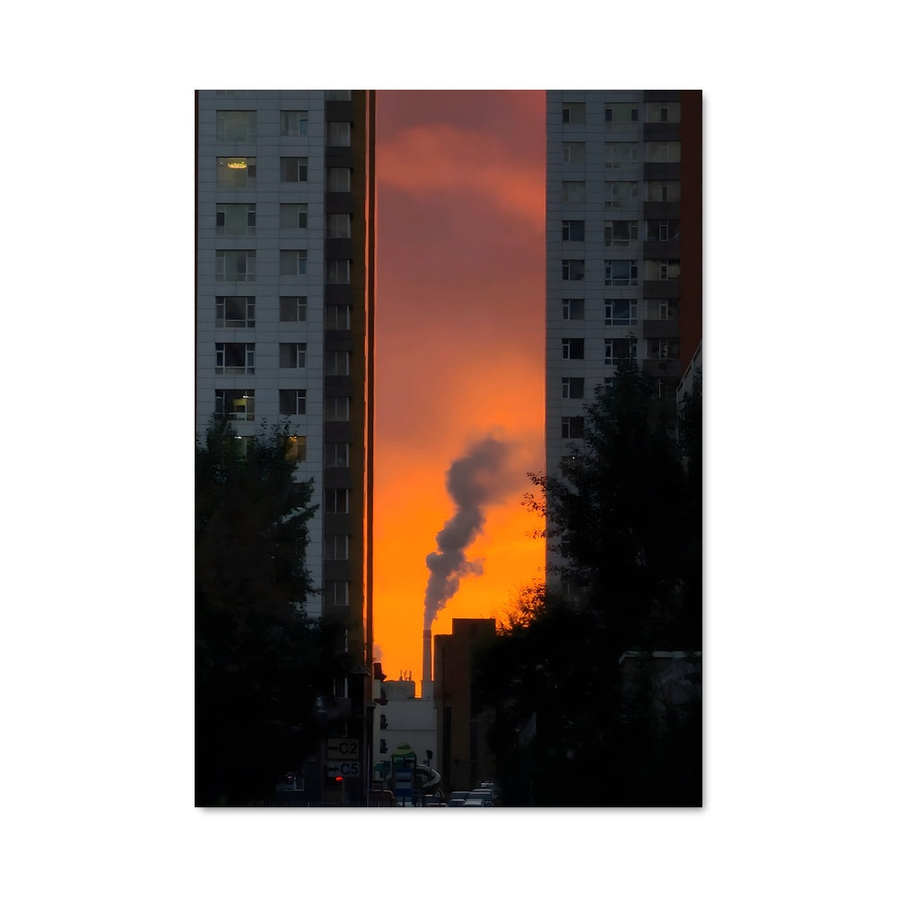 Poster Skyline de Ulaanbaatar