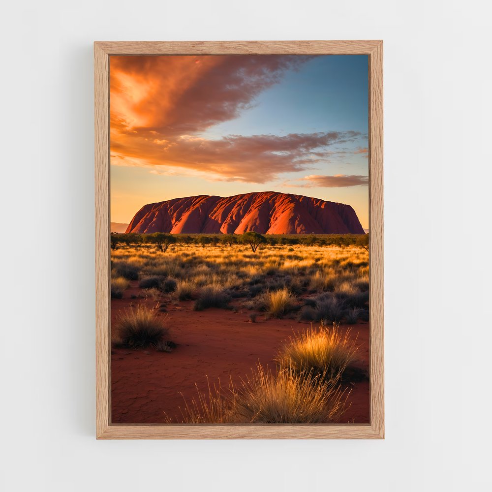 ap-uluru-1 cadre Bois clair