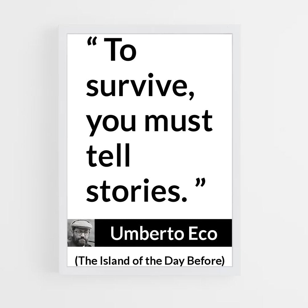 ap-umberto eco-8 cadre Blanc