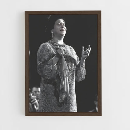ap-umm kulthum-1 cadre Bois foncé