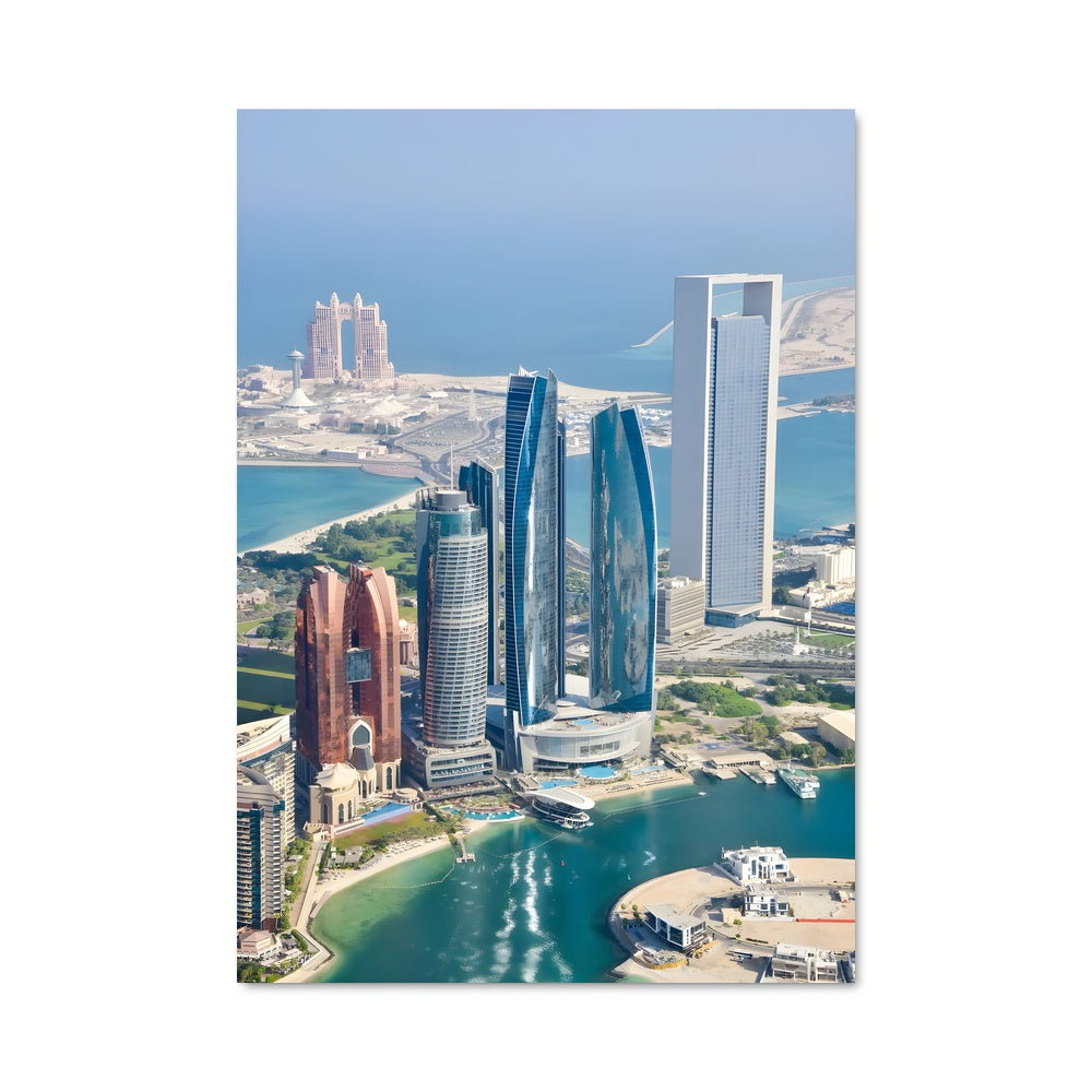 Poster Abu Dhabi Skyline