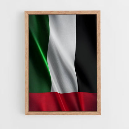 ap-united arab emirates flag-1 cadre Bois clair