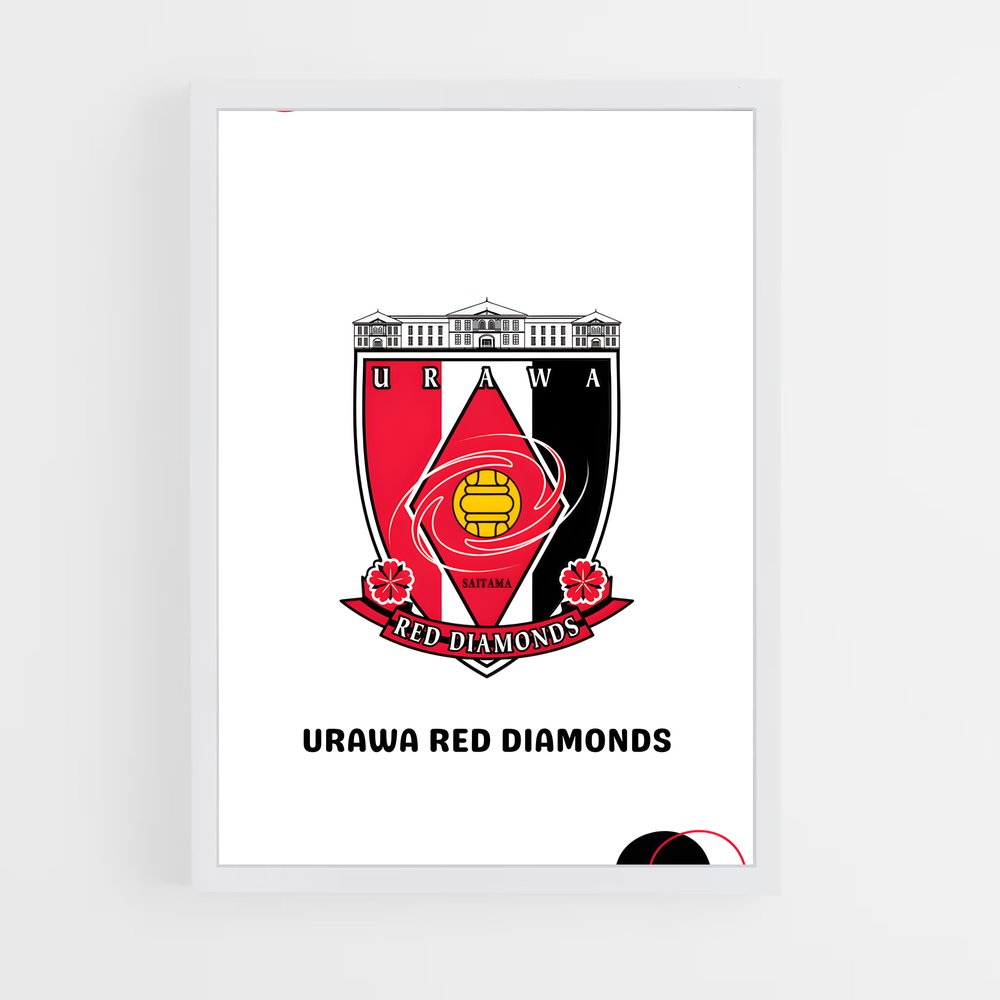 ap-urawa red diamonds-3 cadre Blanc