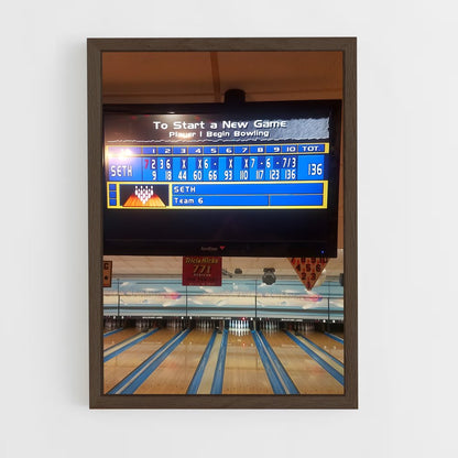 ap-us open bowling-1 cadre Bois foncé